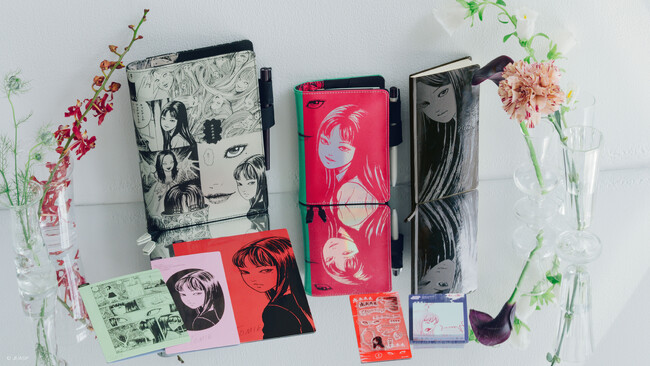 プレスリリース「伊藤潤二さんのホラー漫画『富江』の手帳と文具が2026年版で登場！全8アイテムを9月1日(月)に発売します。」のイメージ画像