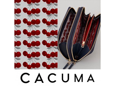 渋谷PARCO「ほぼ日カルチャん」限定 CACUMAのチェリー柄バッグを発売します。