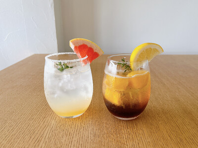 兵庫県赤穂市の塩カフェ　AMAMI TERRACEで海を眺めながらカフェ＆ランチ。「ノンアル　ソルティー...