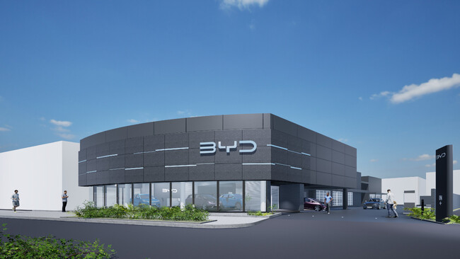 静岡県内第２店舗目のBYD正規ディーラー店舗「BYD AUTO浜松」が2025年4月5日（土）オープン