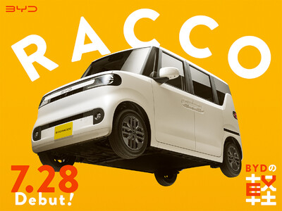 �y����zBYD�A�V�^�yEV�uRACCO�v����2�T�Ԃŗ݌v��1,000��˔j