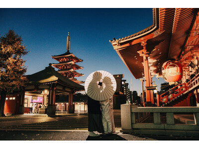 【前年比650%増】浅草の和装ロケーションフォト「Asakusa Bridal photography」...