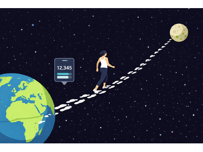 総歩数4億9600万歩で