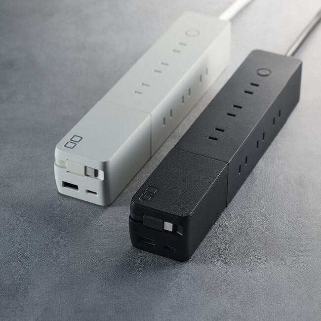 【株式会社CIO】 電源タップ・充電器・ケーブルを一体化した電源タップ『Polaris STICK Built in CORD REEL』を予約販売開始