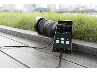 スマートフォンとレンズを接続　写真・動画撮影の可能性を広げる　Android(TM)※1) OSに対応した「TAMRON Lens Utility Mobile(TM)」を開発