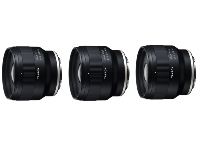 フルサイズミラーレス一眼カメラ対応　“寄れる”単焦点レンズシリーズを発売