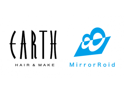 鏡×IoT「ミラーロイド」をヘアサロン「EARTH」に6/16から大量導入！美容室の鏡がスマートフォンになる魔法のデバイス