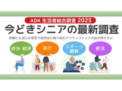 ADKマーケティング・ソリューションズ、「ADK生活者総合調査2025」より『今どきシニアの最新調査結果2025』を発表
