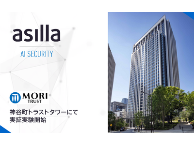 行動認識AIを搭載した警備システム『AI Security asilla』、神谷町トラストタワーにて実証実験開始