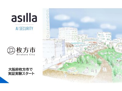 枚方市とアジラ、次世代AI警備システム『AI Security asilla』を 用いてスマートシティ化へ向けた社会実証を開始