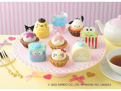ハローキティが銀座コージーコーナーの店員に！？サンリオのキャラクターをイメージしたプチケーキを8月29日...