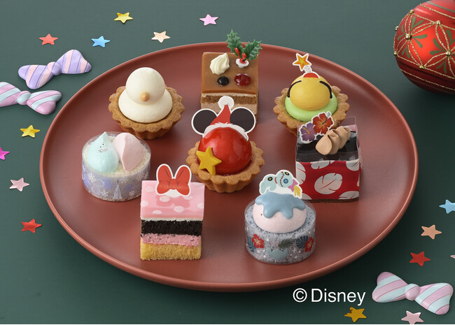 プレスリリース「【銀座コージーコーナー】ディズニーキャラクターをデザインしたキュートなプチケーキアソート。クリスマス限定デザインで、12月1日から登場！」のイメージ画像