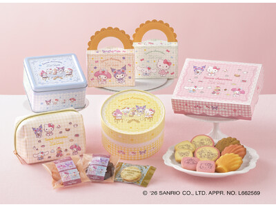 【銀座コージーコーナー】サンリオキャラクターズとのコラボ限定デザインで登場！ホワイトデー期間限定の焼菓子ギフト「la la printemps（ララプランタン）」