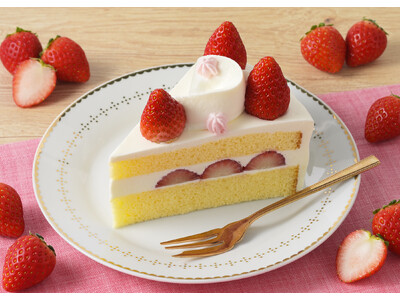 【銀座コージーコーナー】旬の「とちあいか(R)」苺を贅沢に使用したショートケーキ。2月16日から期間限定で登場！