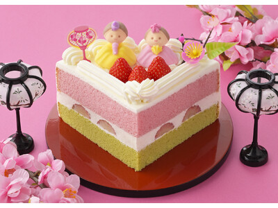 【銀座コージーコーナー】かわいいひなまつりケーキ、2月28日（土）から販売開始。デコレーションケーキから、プチケーキまで多彩にご用意