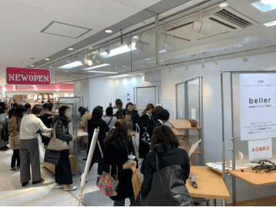 東京初上陸！大人気のアクセサリー卸売ショップbellerが渋谷マルイにて期間限定ポップアップストアを開催中！