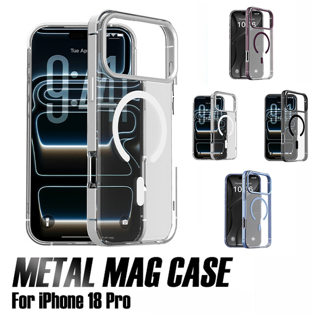 �y�V�����ziPhone18PRO �A���~���o���̐������~����MagSafe�B�������ƑϏՌ����𗼗������umotomo MagSafe�Ή� METAL MAG CASE�v���o��