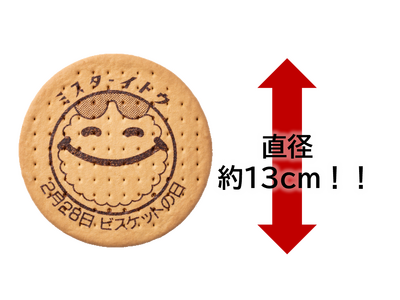 ２月２８日はビスケットの日『でかビス』配布イベント実施