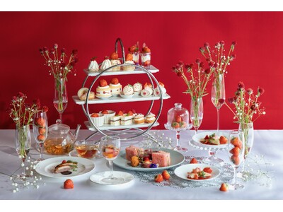 【2026年最初のアフヌン】あまおう苺アフタヌーンティーセット ～雪どけストロベリー～