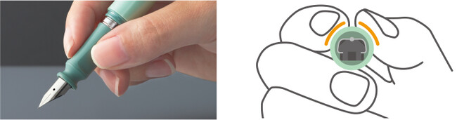 TUZU シリーズに、金属のような光沢感が美しい加飾モデルが登場　『TUZU アジャストフォージ 万年筆』『TUZU フォージ ボールペン』