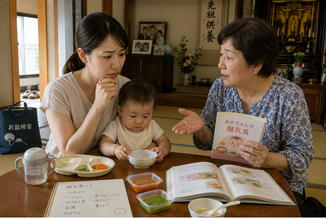 帰省・旅行時の離乳食、事前に心配していたのは「衛生」や「荷物」
