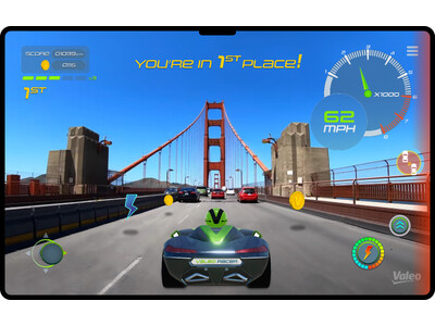 ヴァレオ、Unityで開発した新たな拡張現実車載ゲーム体験「ヴァレオ・レーサー」をサウス・バイ・サウスウエスト2024で発表