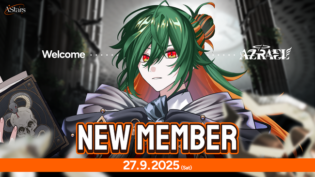 プレスリリース「タイ語圏向けVTuberプロダクション「AStars production」から、新人タレント「Yasou Azrael」がデビュー！」のイメージ画像