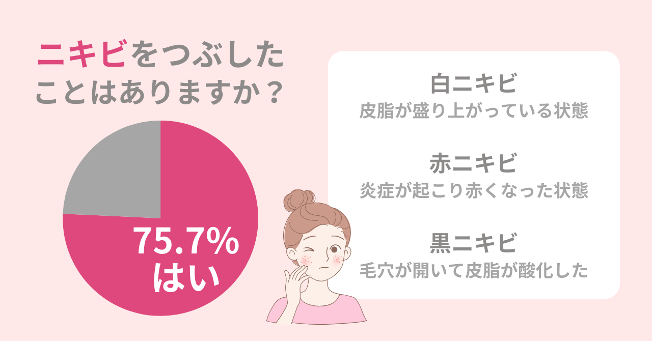 ニキビをつぶす（膿を出す）ことは悪ではない!?ニキビ痕にしないための方法とは