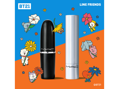【M・A・C】M・A・CのためにデザインされたBT21キャラクターで人気リップ製品を着せ替え