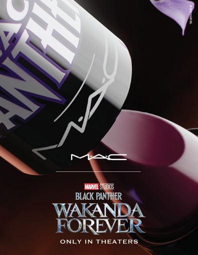 ワカンダの世界にインスパイアされた限定コレクション「マーベル・スタジオ　 ブラック パンサー コレクション BY M・A・C」2022年11月18日（金）公式オンライン/全国店舗限定発売