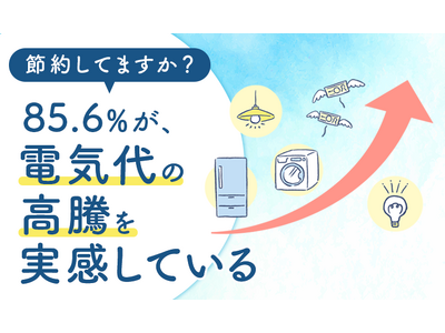 【節約してますか？】85.6％が、電気代の高騰を「実感している」