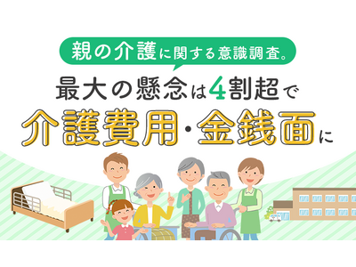 親の介護に関する意識調査。最大の懸念は4割超で「介護費用・金銭面」に