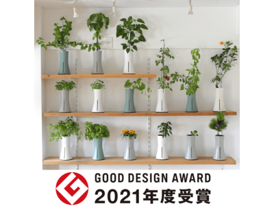 幸せを育てるプランター「ボタニアム」が「2021年度 グッドデザイン賞」を受賞