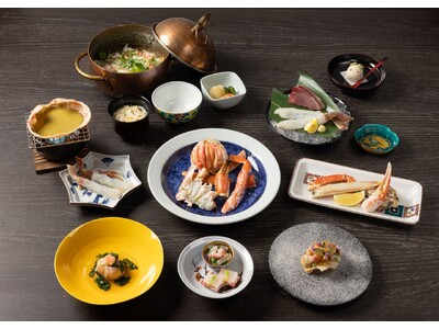 日本海の冬の味覚 “ズワイガニ漁” が11月6日（金）解禁！金沢 兼六園下の「食処 金沢 酢重」では、「冬の蟹づくしコース」を販売。11月13日（金）より提供。