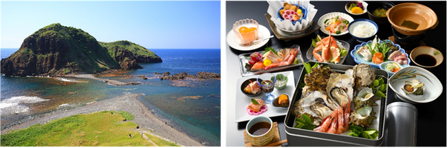 【佐渡汽船】「SADO二ツ亀ビューホテル 冬の味覚パック」に3月限定『新鮮魚介の漁師焼きプラン』を追加発売