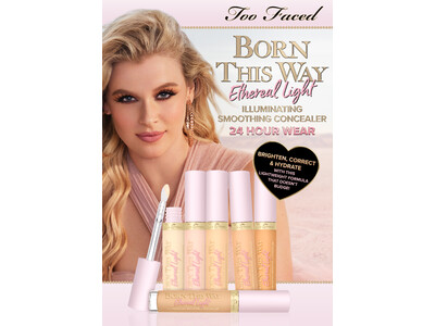 【トゥー フェイスド】クリーミーでセラムのようなつけ心地、ツヤを与え、ナチュラル仕上げの肌に溶け込むように馴染むコンシーラーが登場