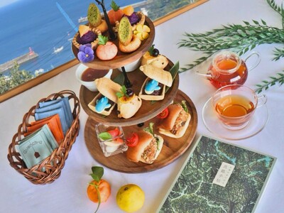 【CAFE＆RESTAURANT燈下】真鶴の魅力を三段にぎゅっと詰め込んだローカルアフタヌーンティー『真...