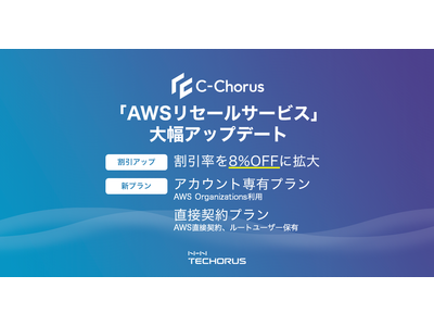 NHNテコラス、AWS総合支援サービス「C-Chorus」で新プラン発表と既存プランの割引率を8%へ拡大する大幅アップデートを実施