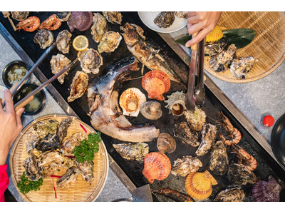 【愛知・知多半島】牡蠣小屋が1周年！食べ放題メニューをリニューアル、全26品の「牡蠣ざんまいコース」・45品の「牡蠣極みコース」の2種類がさらに充実
