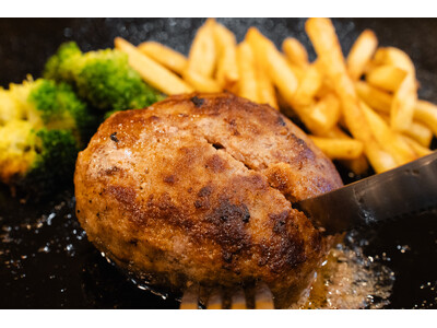 "幻の豚"を使用した店内挽き・手ごねの「ジャングルハンバーグ」が新登場
