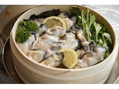 ～牡蠣、剥いちゃいました～ せいろで昆布と酒とともに蒸したふっくら牡蠣定食「カキフタ」が愛知・知多半島の牡蠣小屋『ウッドデザインパーク野間』で2026年1月26日から提供開始