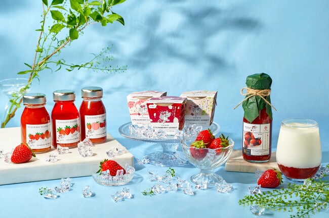 夏のいちごを、ひんやり贈る。ICHIBIKOから夏限定のドリンク・シャーベット・ギフトセットが登場