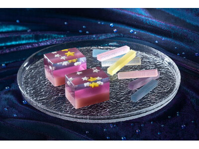 【七夕限定】星きらめく羊羹「星逢い」6月13日(土)より数量限定にて、WEBご予約受付を開始。「琥珀糖」との限定セットも。
