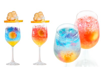 梅酒カクテル専門店「The CHOYA(ザ チョーヤ)銀座BAR」紫陽花と完熟梅をイメージした梅酒ジュレ...