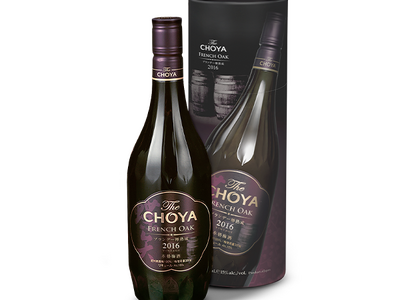 梅酒タンクと焙煎フレンチオーク樽で計5年以上熟成した 樽熟成本格梅酒「The CHOYA FRENCH ...