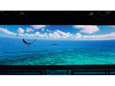 DMMかりゆし水族館に多面大型LEDビジョンを導入！大迫力の4D演出で沖縄の絶景を巡る没入型シアターが誕生