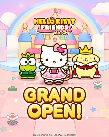 LINE Games、マッチ3パズルゲーム『ハローキティフレンズマッチ』のグローバル正式サービスを開始!