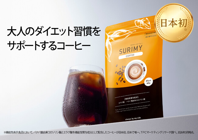【完売御礼】機能性表示食品「SURIMY COFFEE（スリミーコーヒー）」初回販売分4,000個が一時完売