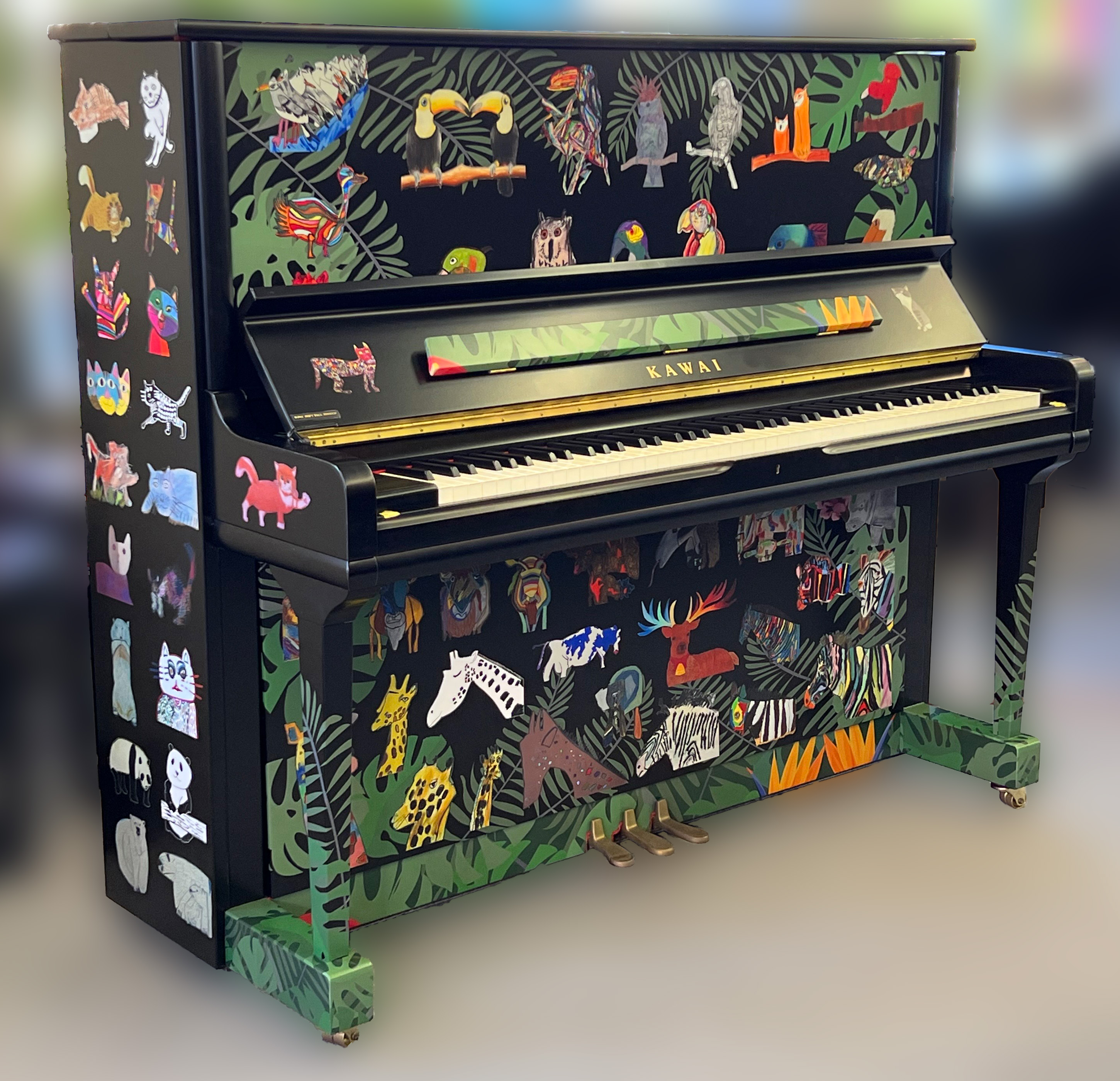 ワクワク（waC×2）する不思議なチカラをもったアート作品で彩られたラッピングピアノを公開