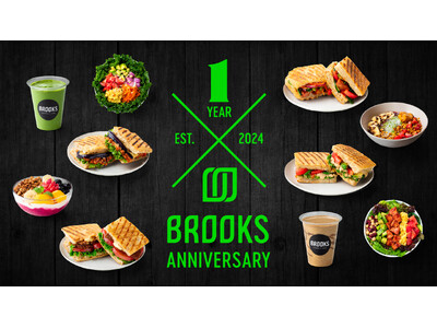 「プラントベース×発酵×サステナブル」をキーワードに、BROOKS GREENLIT CAFEが1周年を記念してメニューを大幅リニューアル！
